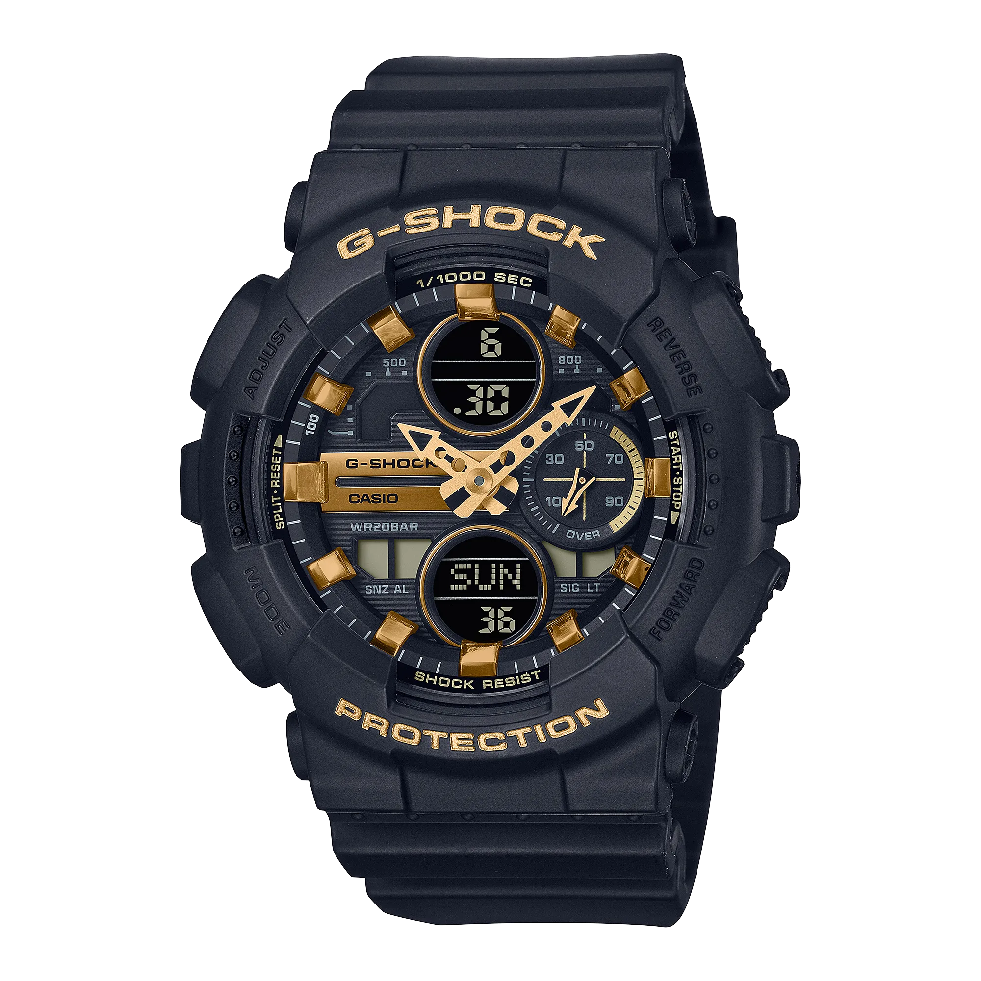 GMA-S140M-1ADR_Casio – Men – Black – 45.9MM – QuartzBlack
