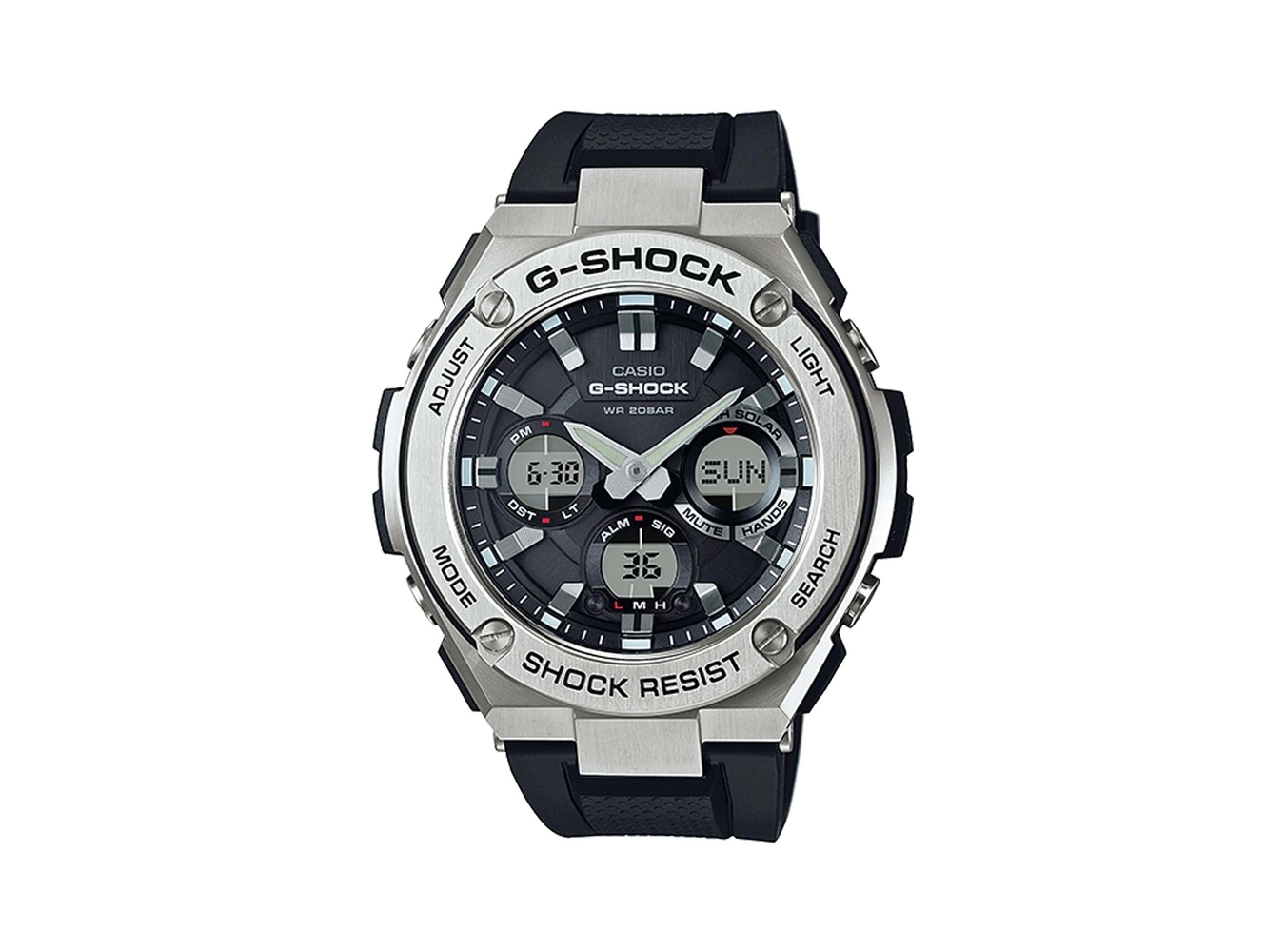 GST-S110-1ADR_Casio – Men – Black – 52.4MM – QuartzBlack