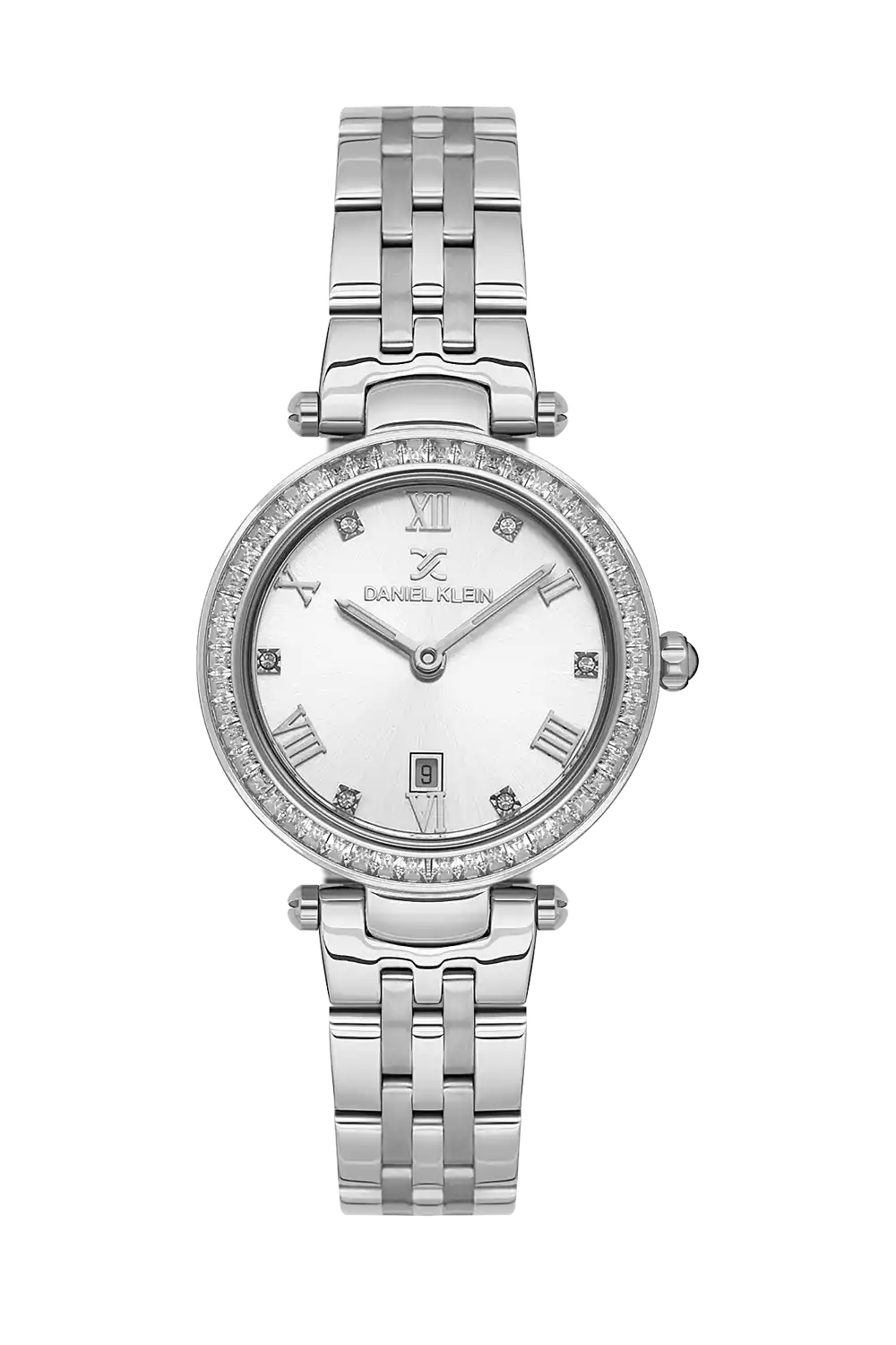 Daniel Klein - DK.1.13621-1 - Women's Watch – Silver Dial – 30mm – QuartzIPS