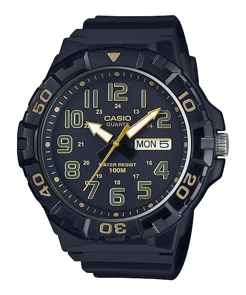 MRW-210H-1A2VDF_Casio – Men – Black – 43.5MM – QuartzBlack