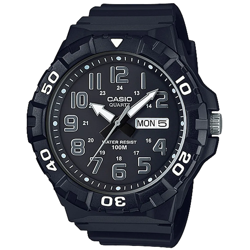 MRW-210H-1AVDF_Casio – Men – Black – 43.5MM – QuartzBlack