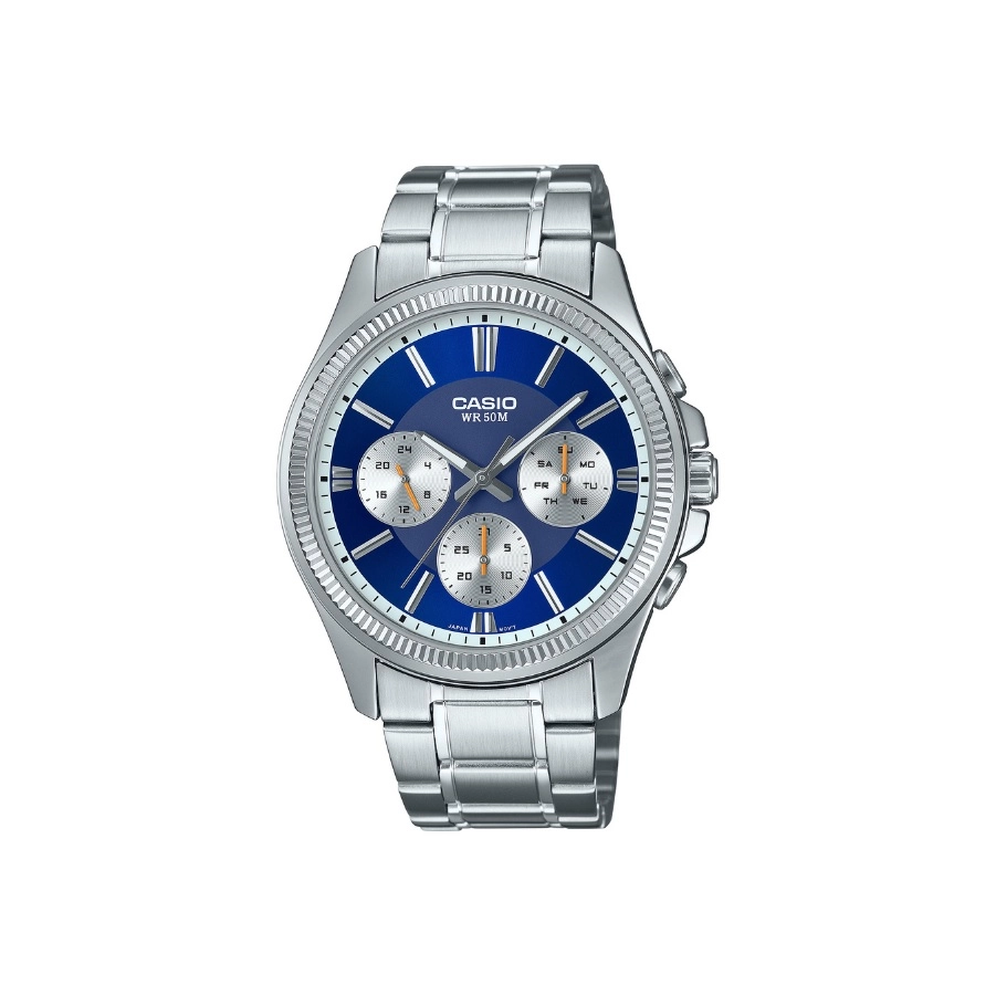 MTP-1375D-2A1VDF_Casio – Men – SILVER – 50MM – QuartzSILVER