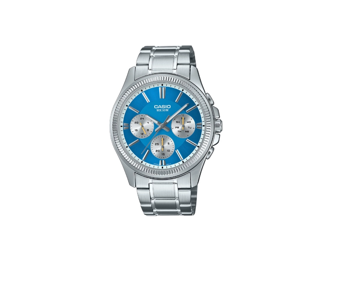 MTP-1375D-2A2VDF_Casio – Men – SILVER – 50MM – QuartzSILVER