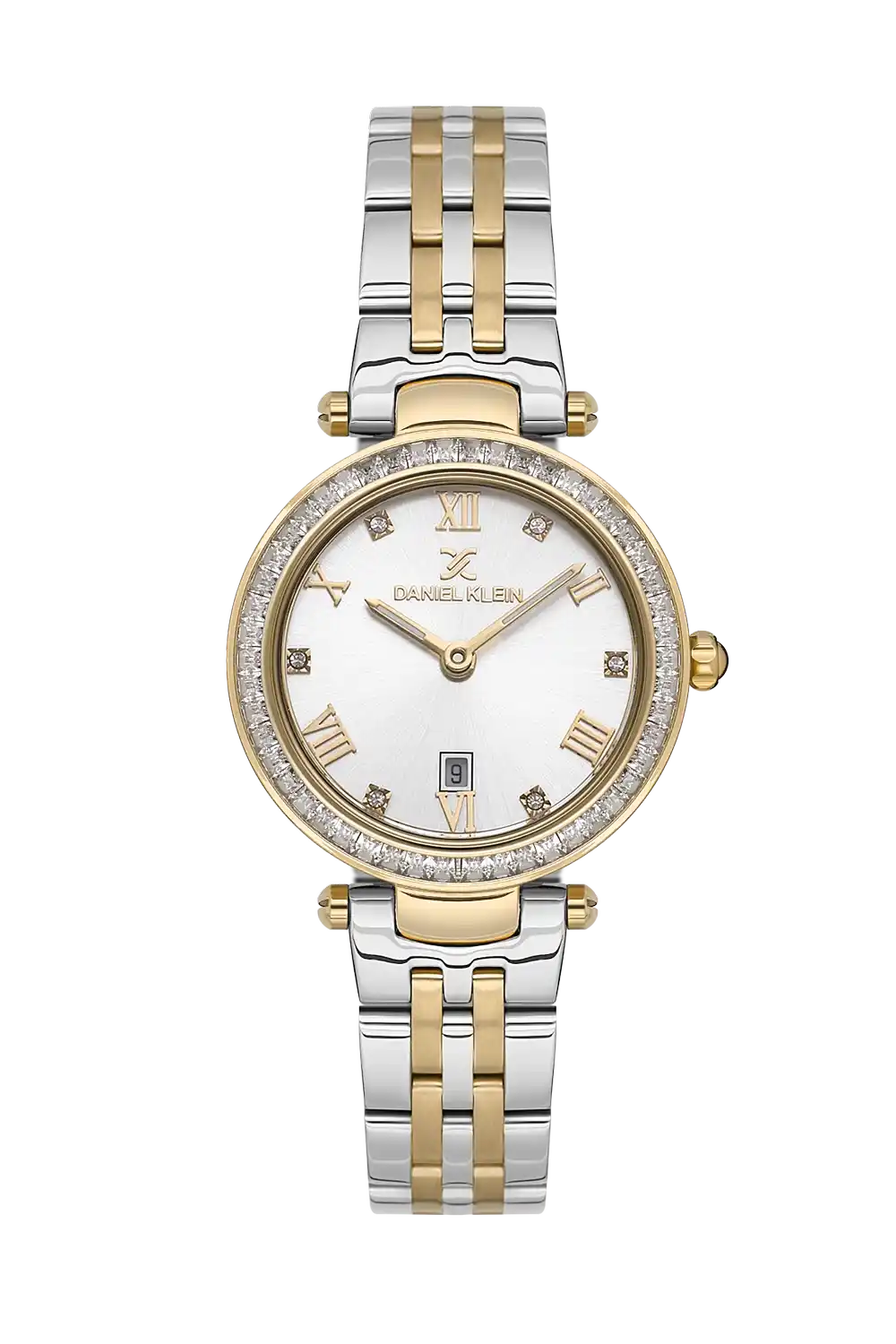 Daniel Klein - DK.1.13621-2 - Women's Watch – Silver Dial – 30mm – QuartzIPS/IPG