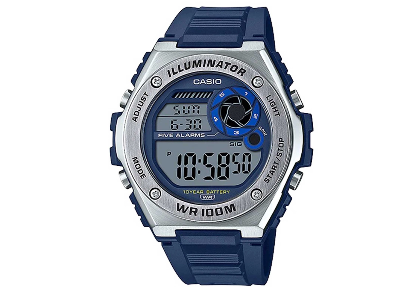 MWD-100H-2AVDF_Casio – Men – Blue – 45MM – QuartzBlue