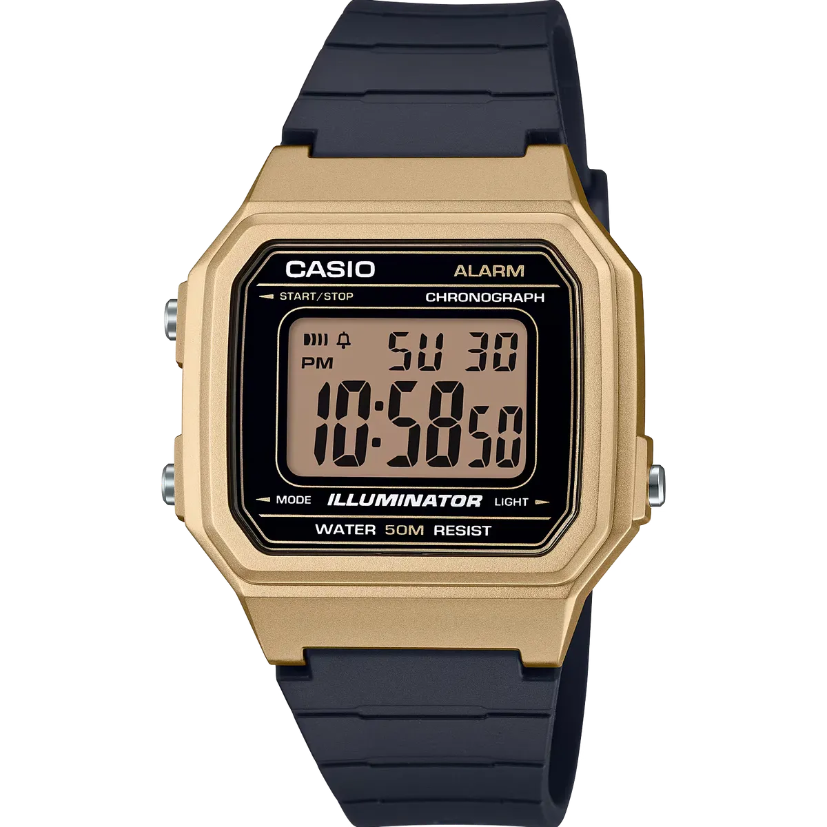 W-217HM-9AVDF_Casio – Men – BLACK – 41.2MM – QuartzBLACK