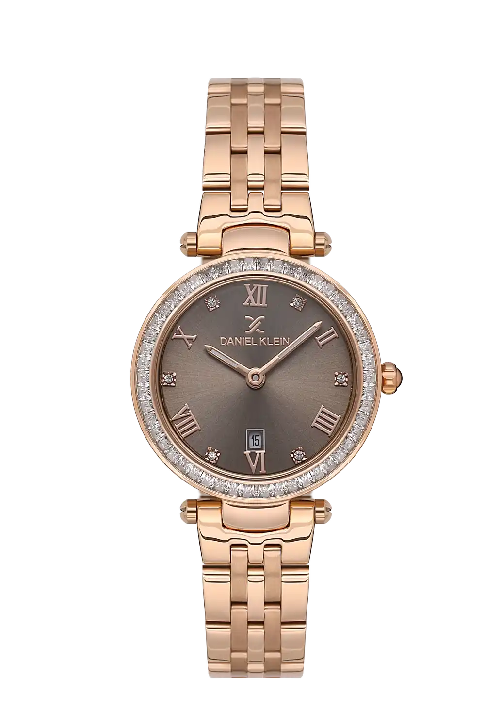 Daniel Klein - DK.1.13621-5 - Women's Watch – Warm Grey 10C Dial – 30mm – QuartzIP Pink R.Gold