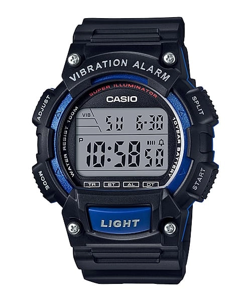 W-736H-2AVDF_Casio – Men – BLACK – 50.1MM – QuartzBLACK