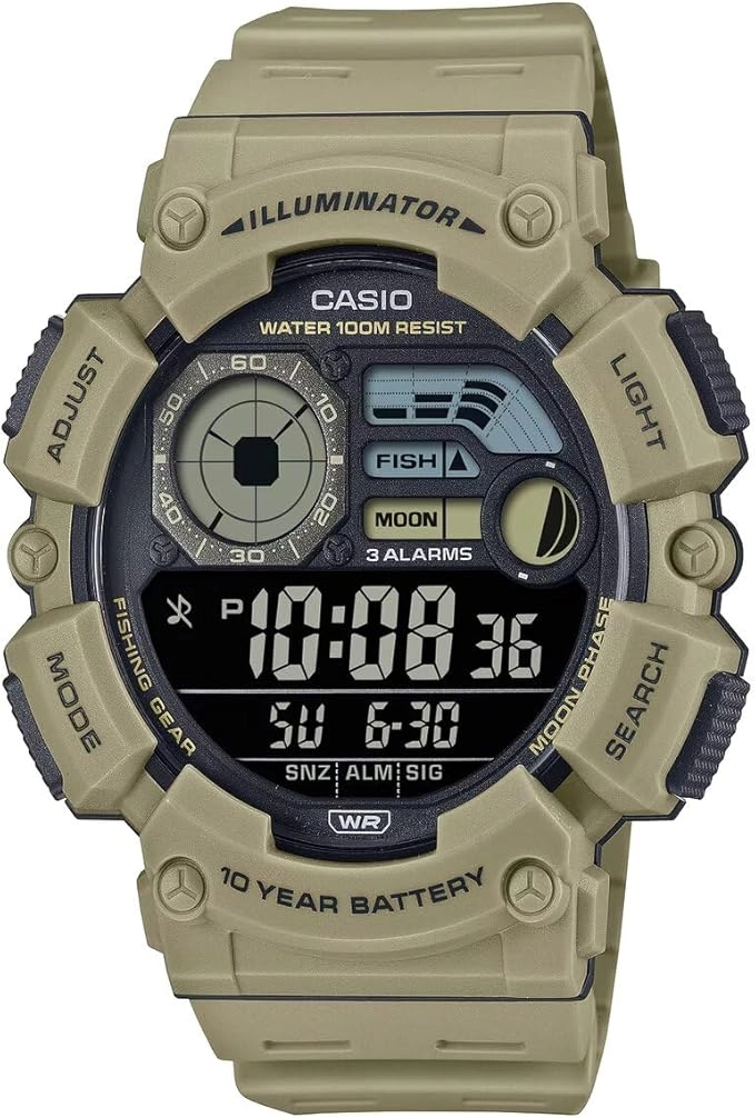 WS-1500H-5BVDF_Casio – Men – KHAKI – 50.1MM – QuartzKHAKI