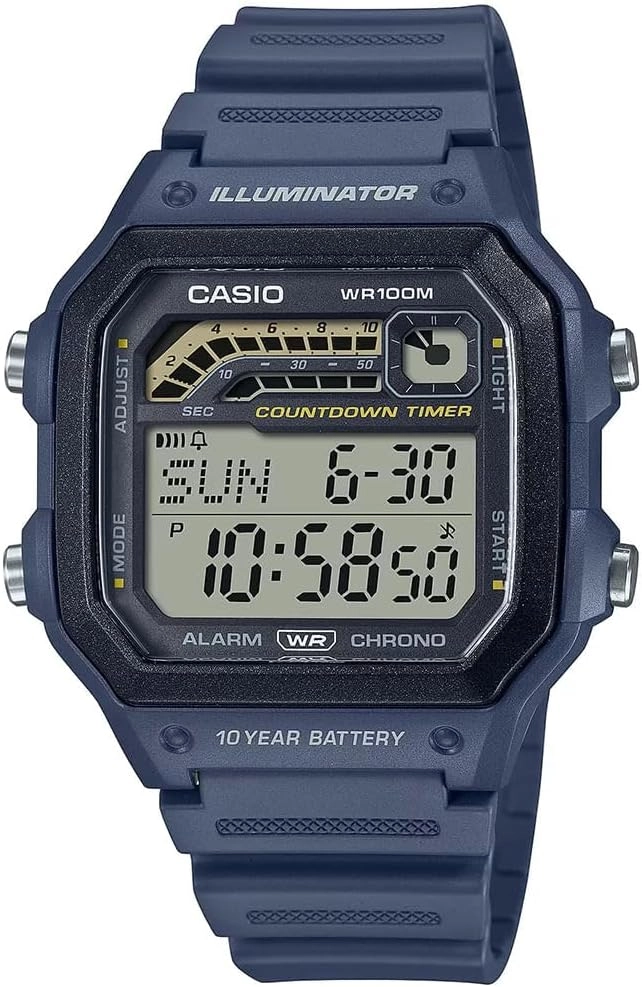 WS-1600H-2AVDF_Casio – Men – BLUE – 42.1MM – QuartzBLUE