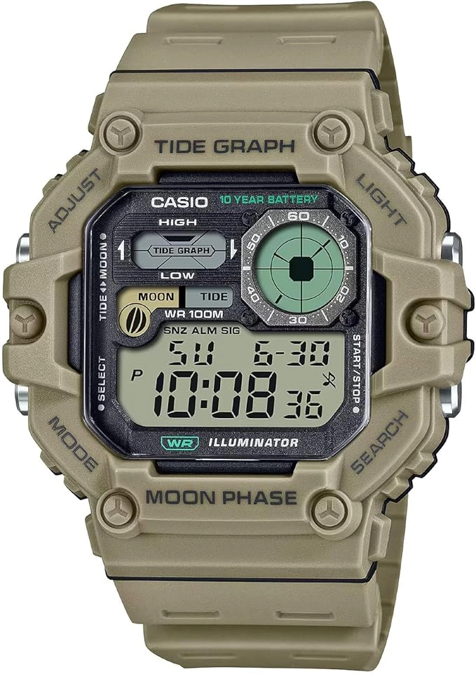 WS-1700H-5AVDF_Casio – Men – KHAKI – 48.6MM – QuartzKHAKI