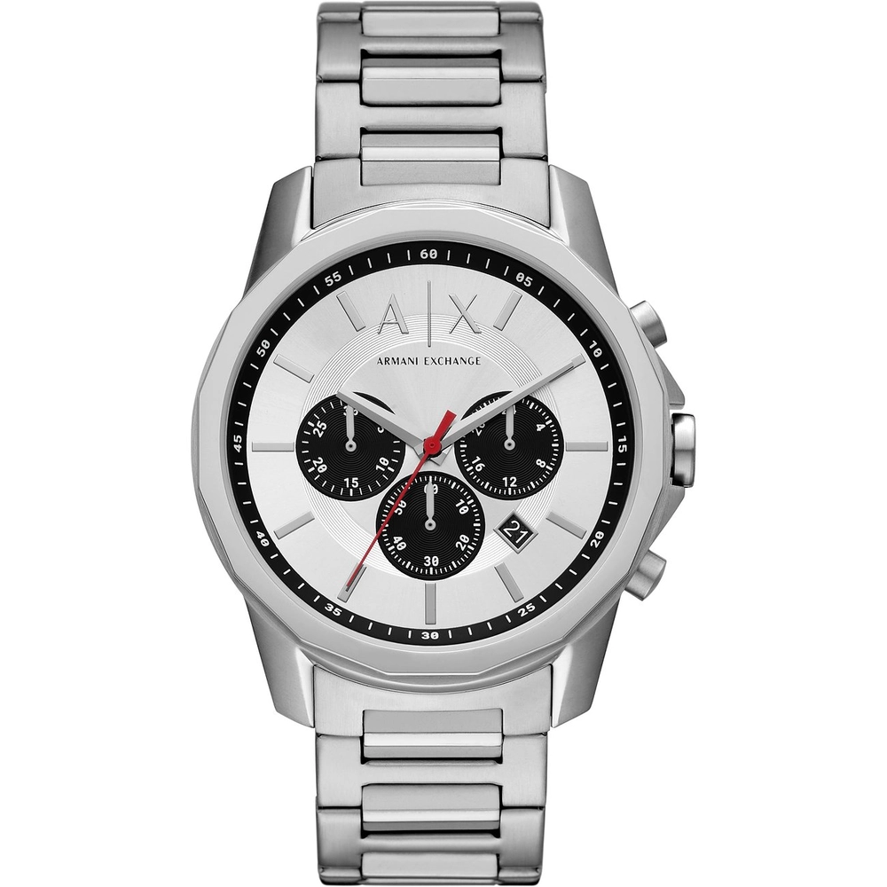 ARMANI EXCHANGE WATCH - AX1742 - MEN - SILVER - 44MM - QUARTZ/CHRONOSILVER