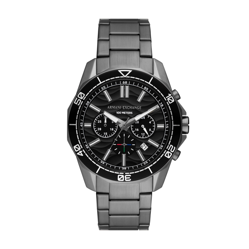 ARMANI EXCHANGE WATCH - AX1959 - MEN - GUNMETAL - 44MM - QUARTZ/CHRONOGUNMETAL