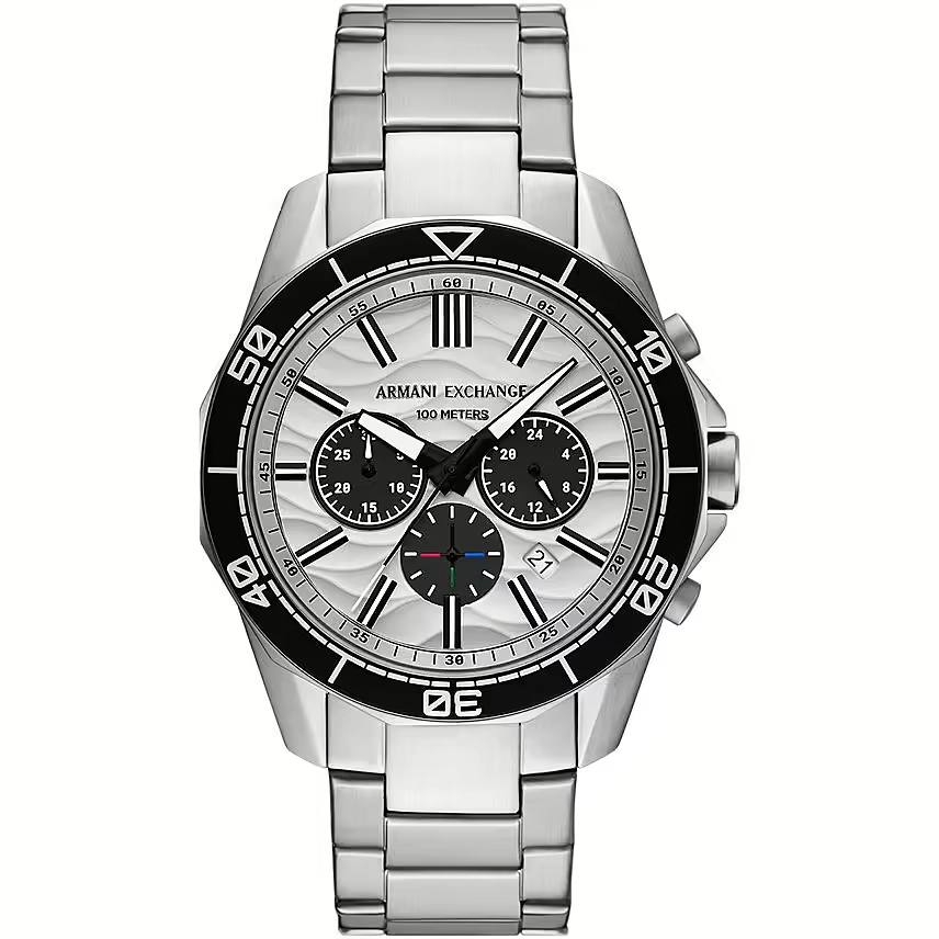 ARMANI EXCHANGE WATCH - AX1969 - MEN - SILVER - 44MM - QUARTZ/CHRONOSILVER