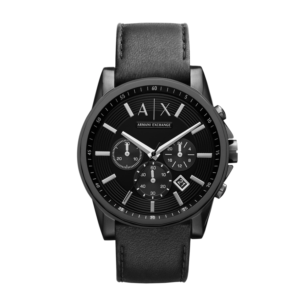 ARMANI EXCHANGE WATCH - AX2098 - MEN - BLACK - 44MM - QUARTZ/CHRONOBLACK