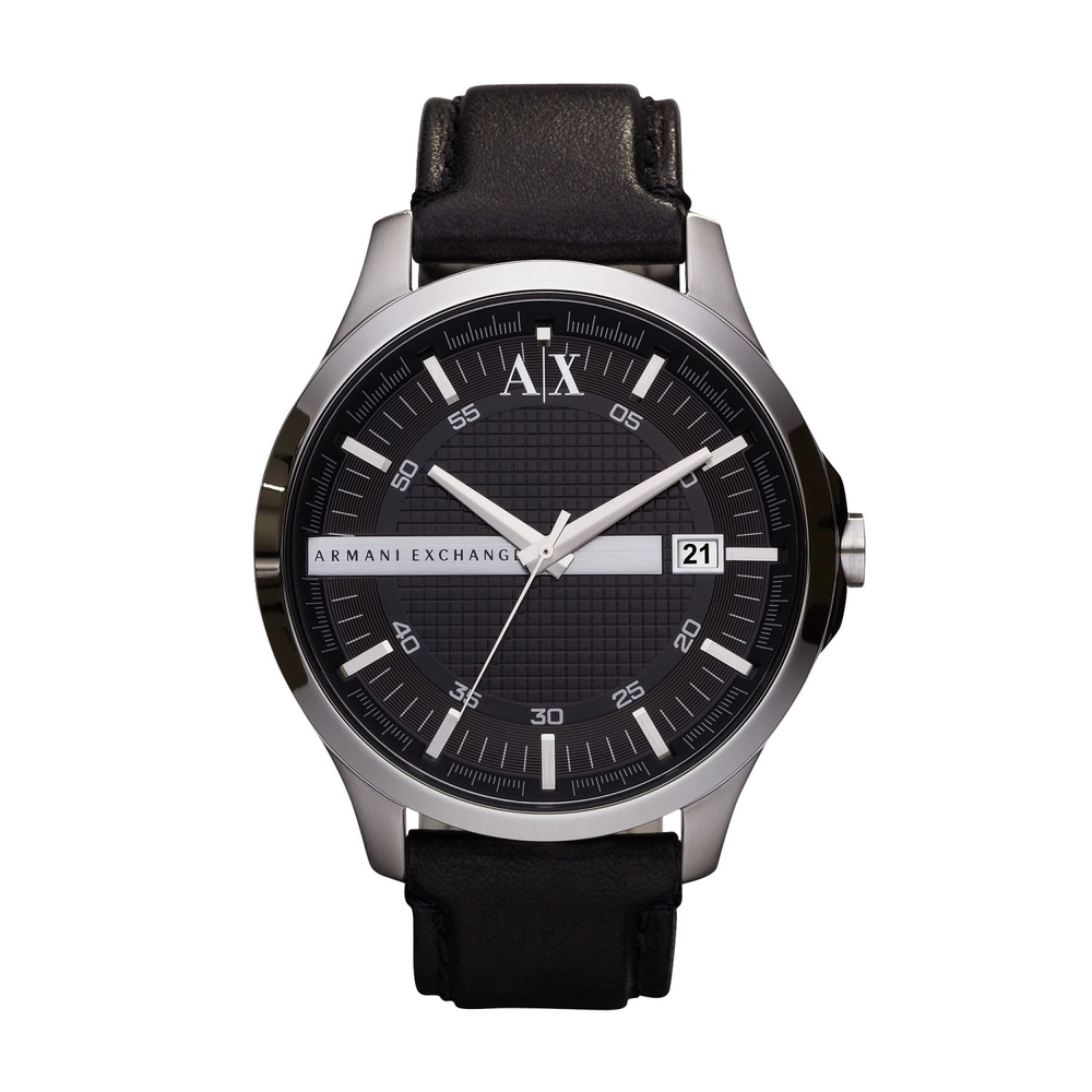 ARMANI EXCHANGE WATCH - AX2101 - MEN - BLACK - 46MM - QUARTZ/3 HAND DATEBLACK