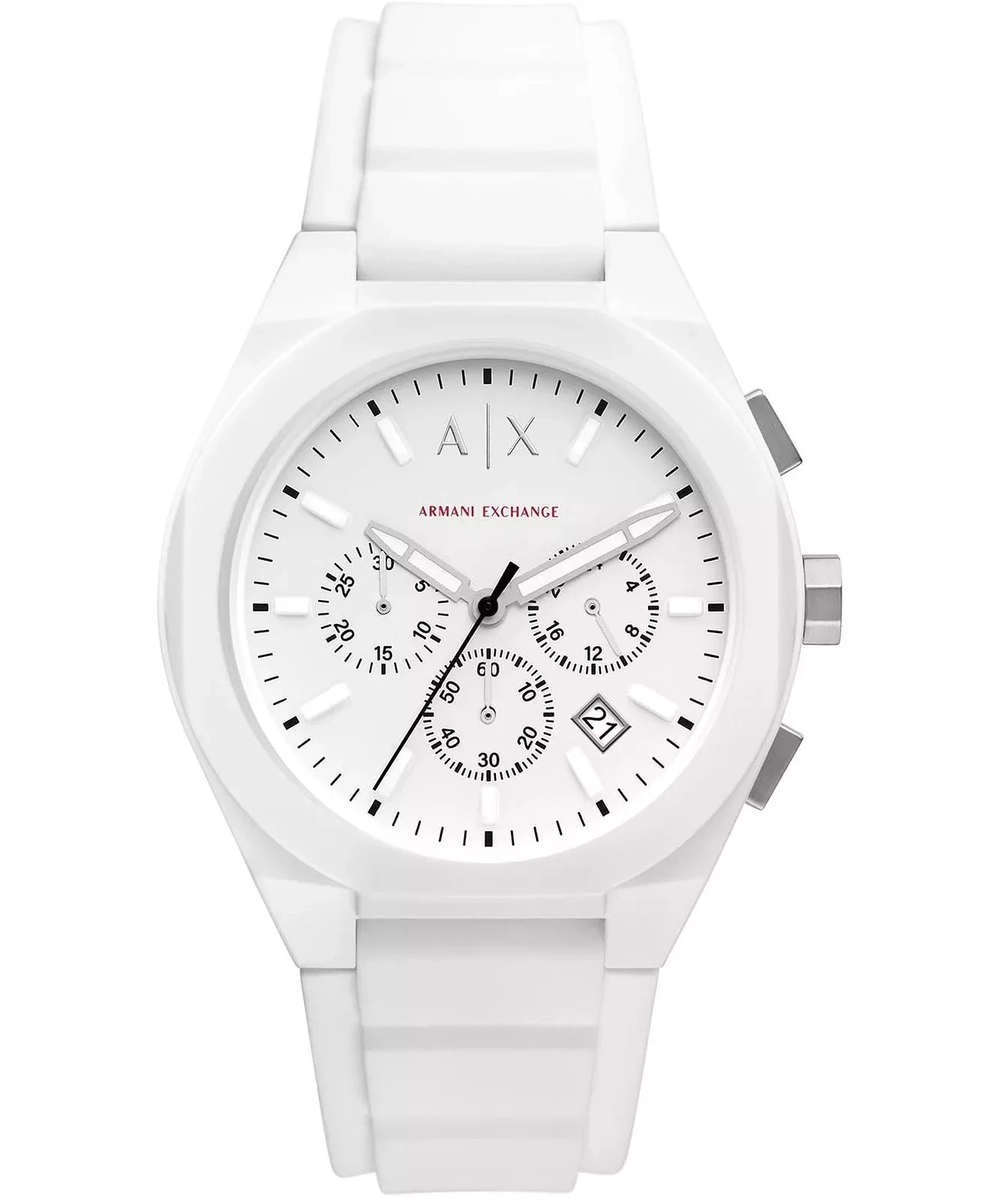 ARMANI EXCHANGE WATCH - AX4160 - MEN - WHITE - 44MM - QUARTZ/CHRONOWHITE