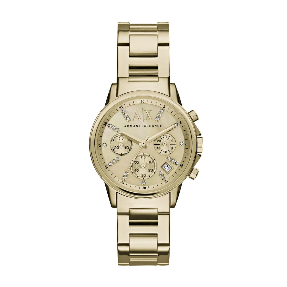 ARMANI EXCHANGE WATCH - AX4327 - WOMEN - GOLD - 36MM - QUARTZ/CHRONOGOLD