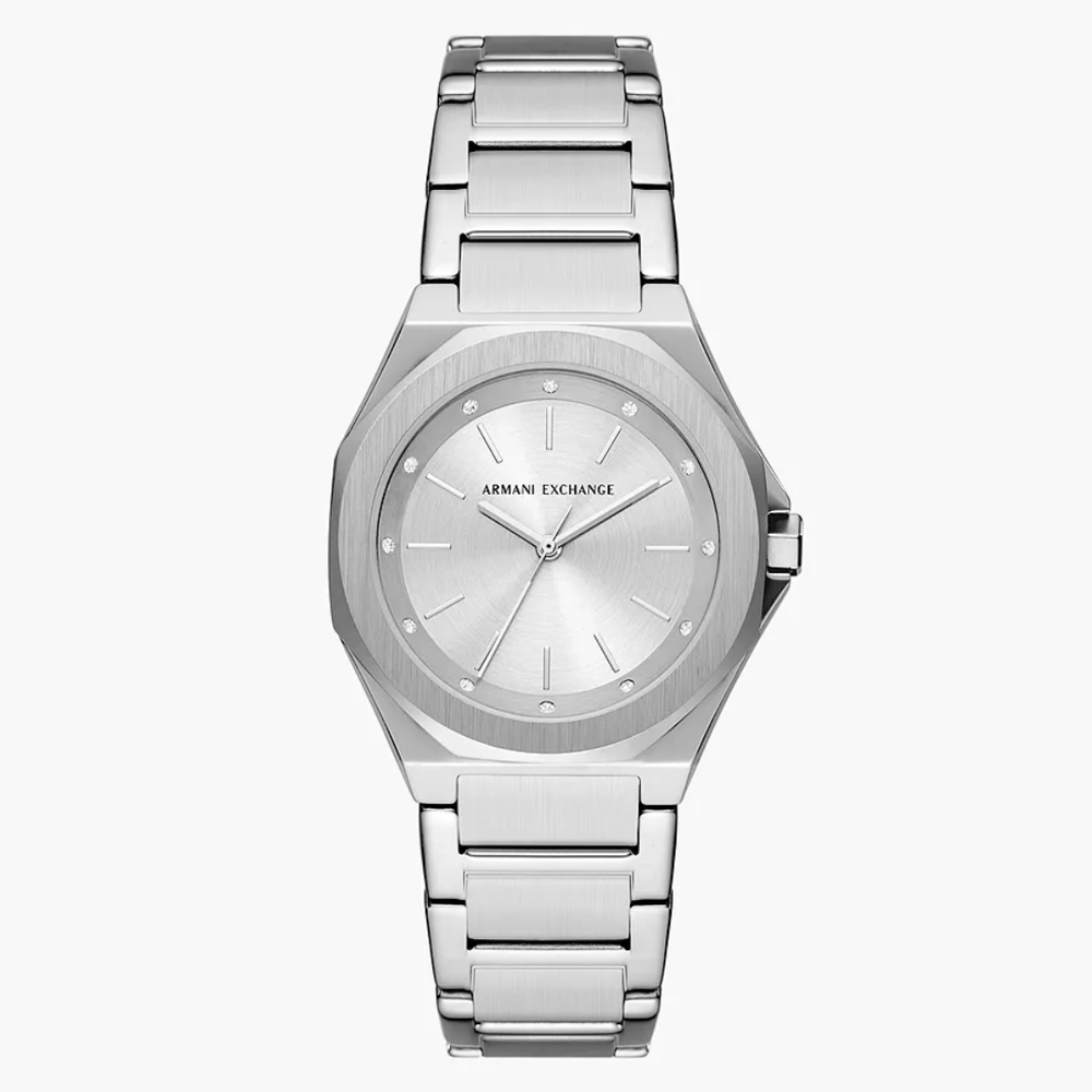 ARMANI EXCHANGE WATCH - AX4606 - WOMEN - SILVER - 34MM - QUARTZ/3 HANDSILVER