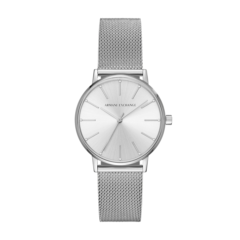 ARMANI EXCHANGE WATCH - AX5535 - WOMEN - SILVER - 36MM - QUARTZ/3 HANDSILVER