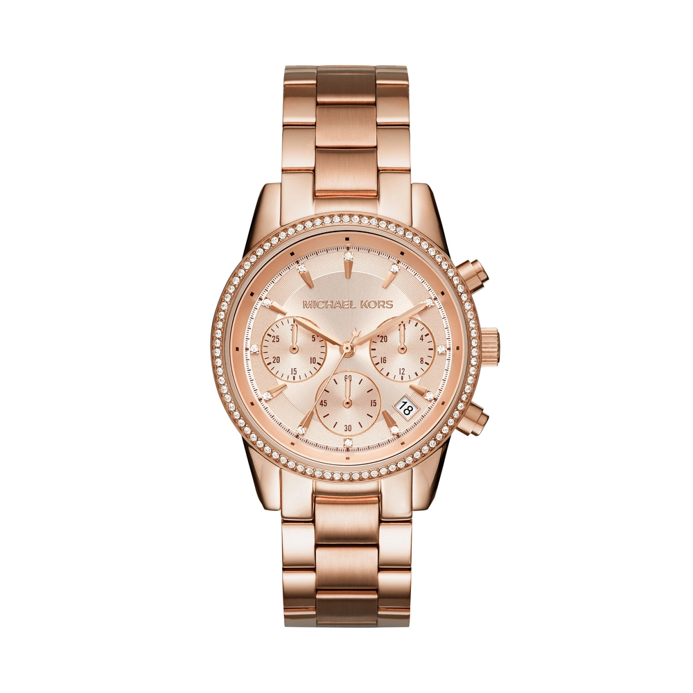 MICHAEL KORS WATCH - MK6357 - WOMEN - 37MM - ROSE GOLD - QuartzROSE GOLD