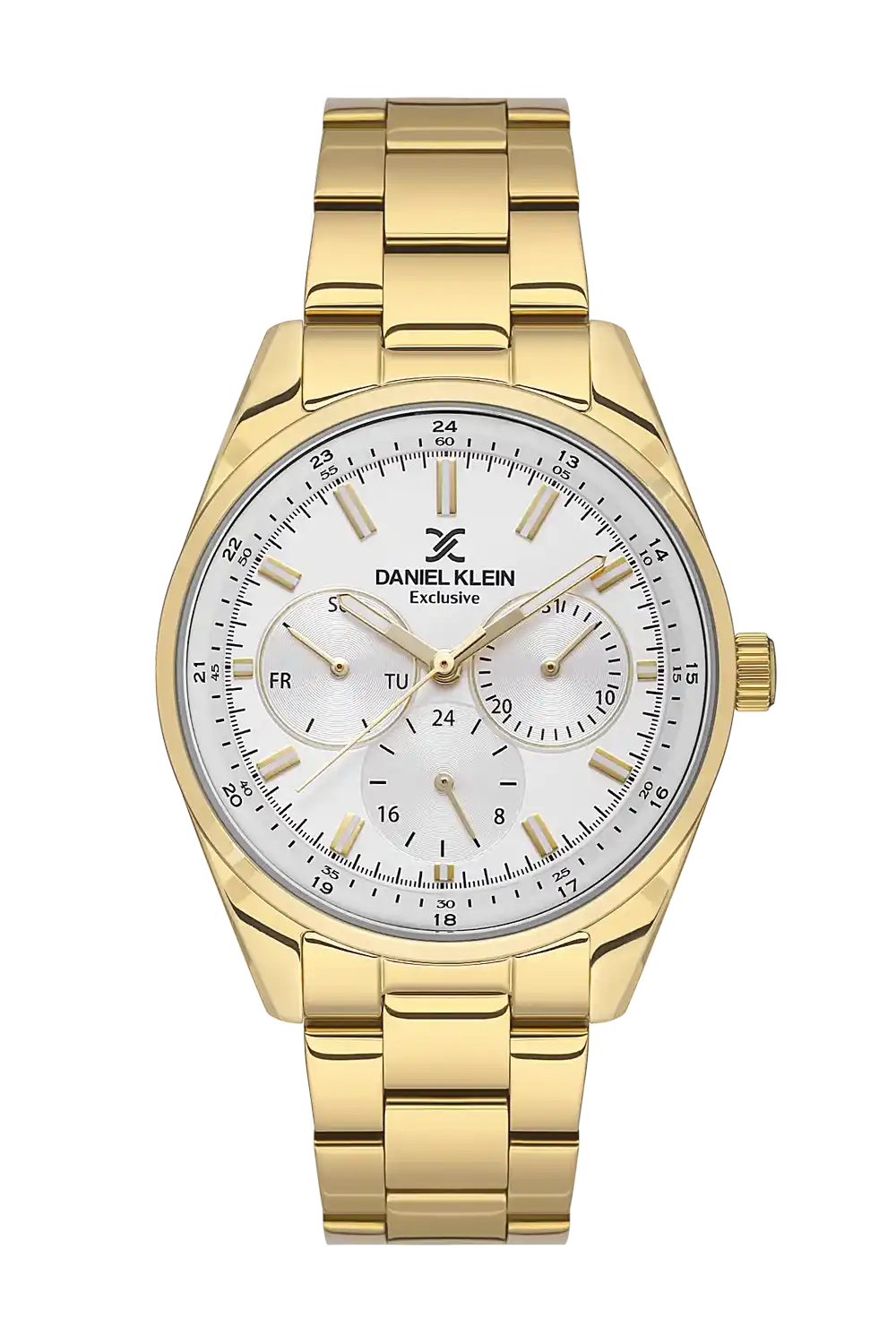 Daniel Klein - DK.1.13628-4 - Men's Watch – Silver Dial – 43mm – QuartzIPG