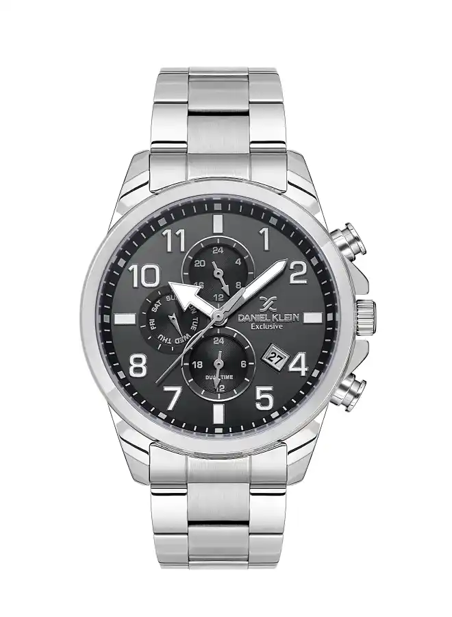Daniel Klein - DK.1.13633-1 - Men's Watch – Gun Black Dial – 45mm – QuartzIPS