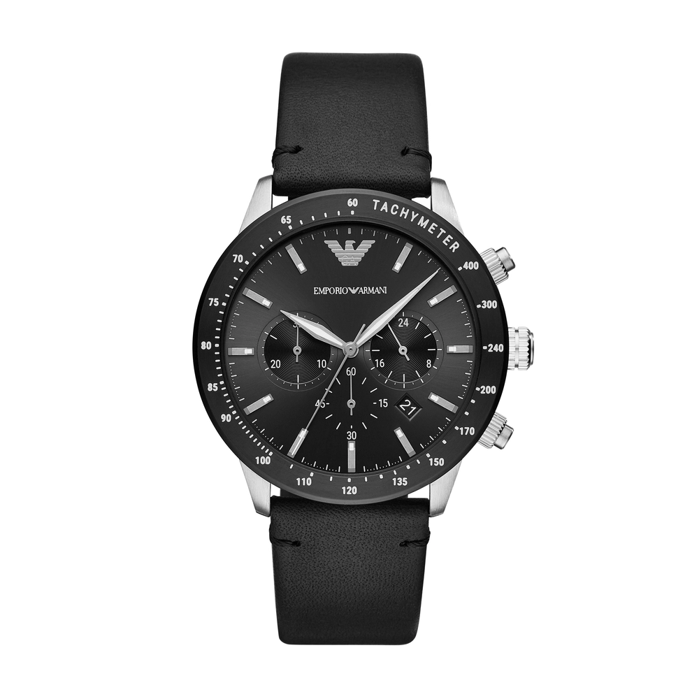 Emporio-Armani - AR11243 - MEN - BLACK - 43MM - QuartzBLACK