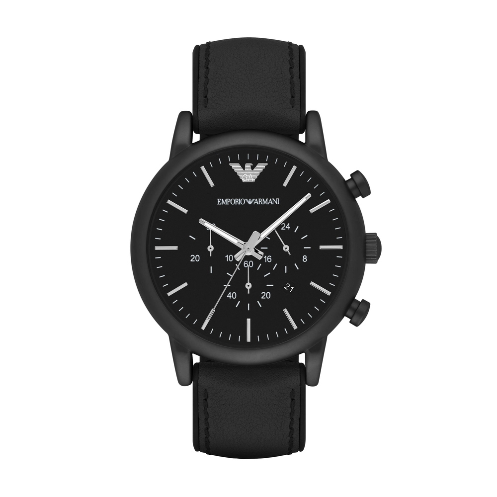 Emporio-Armani - AR1970 - MEN - BLACK - 46MM - QuartzBLACK