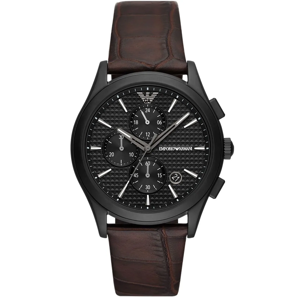 Emporio-Armani - AR11549 - MEN - BROWN – 42- QuartzBROWN