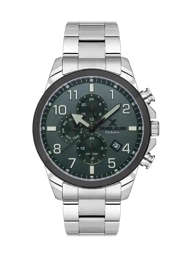 Daniel Klein - DK.1.13633-3 - Men's Watch – Green Dial – 45mm – QuartzIPS