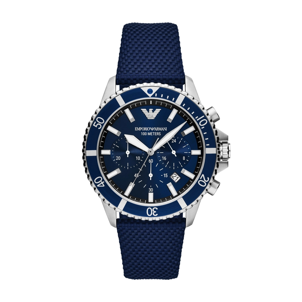 Emporio-Armani - AR11588 - MEN - BLUE - 43MM - QuartzBLUE