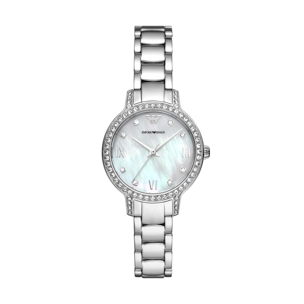 Emporio-Armani - AR11484 - WOMEN - SILVER - 32MM - QuartzSILVER