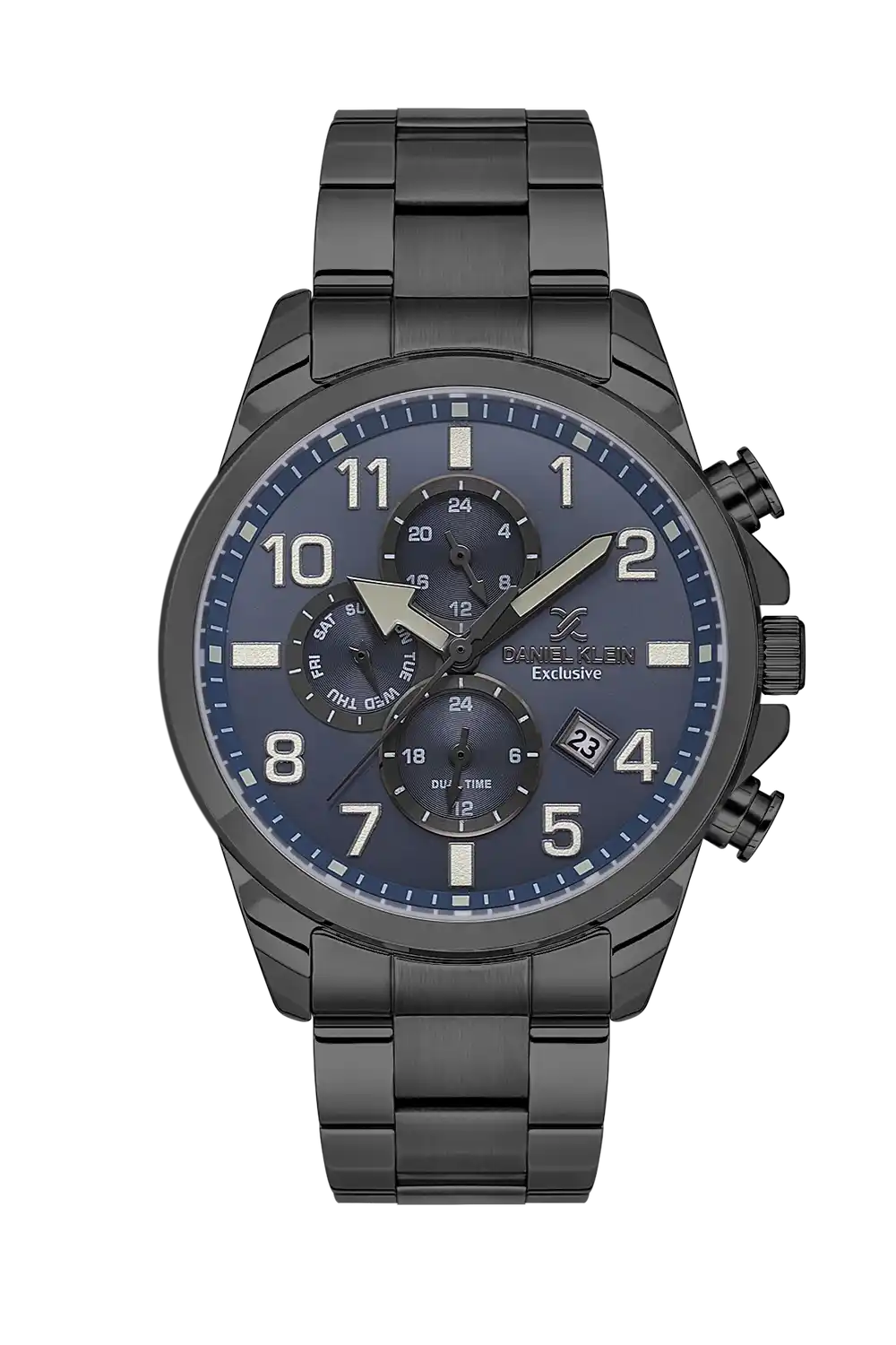 Daniel Klein - DK.1.13633-4 - Men's Watch – Blue Dial – 45mm – QuartzIP Gun