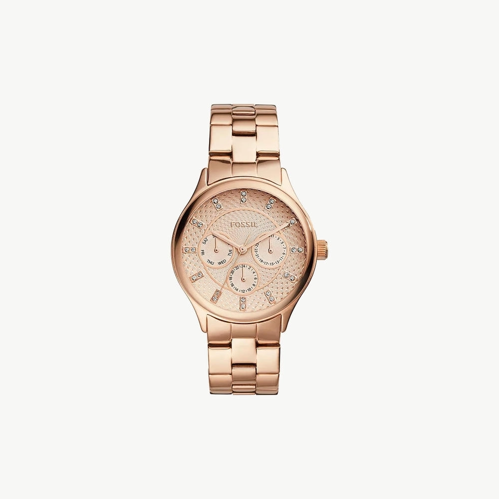 FOSSIL DF WATCHES - BQ1561 - WOMEN - ROSE GOLD - 36MM - QuartzROSE GOLD