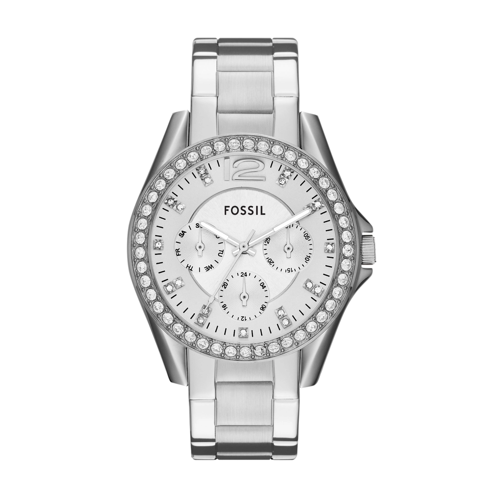 FOSSIL DF WATCHES - ES3202 - WOMEN - SILVER/STEEL - 38MM - QuartzSILVER/STEEL
