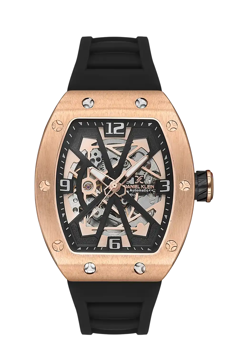 Daniel Klein - DK.1.13634-3 - Men's Watch – Gun Black/L.R.Gold Dial – 43*51mm – automaticBlack