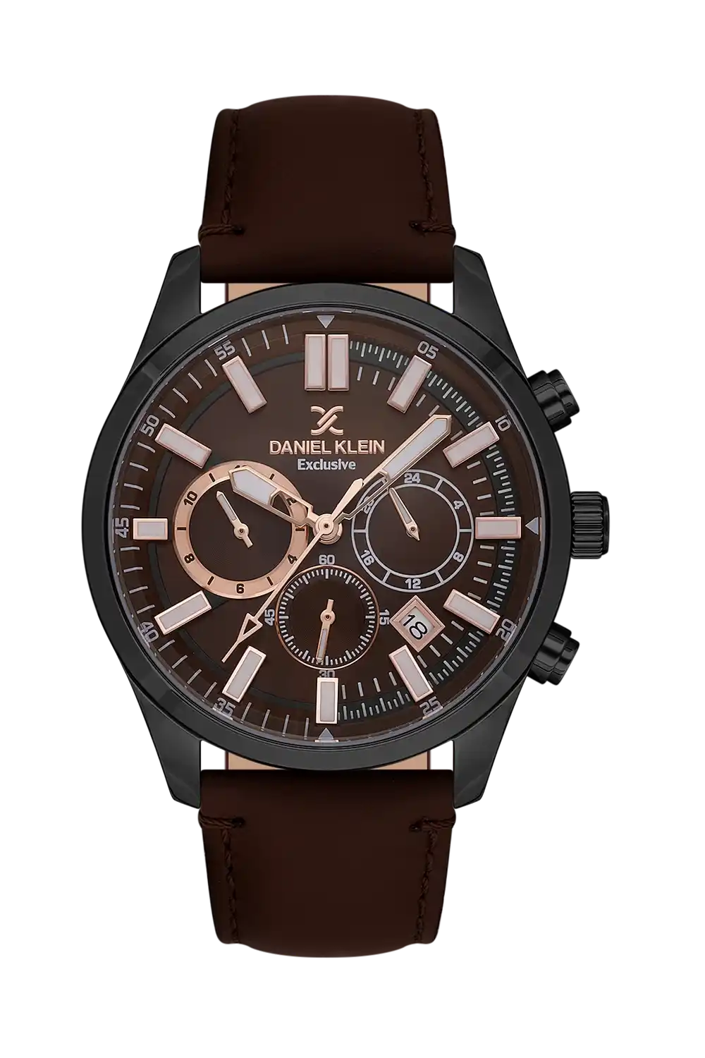 Daniel Klein - DK.1.13635-5 - Men's Watch – D.Brown Dial – 45mm – QuartzD.Brown