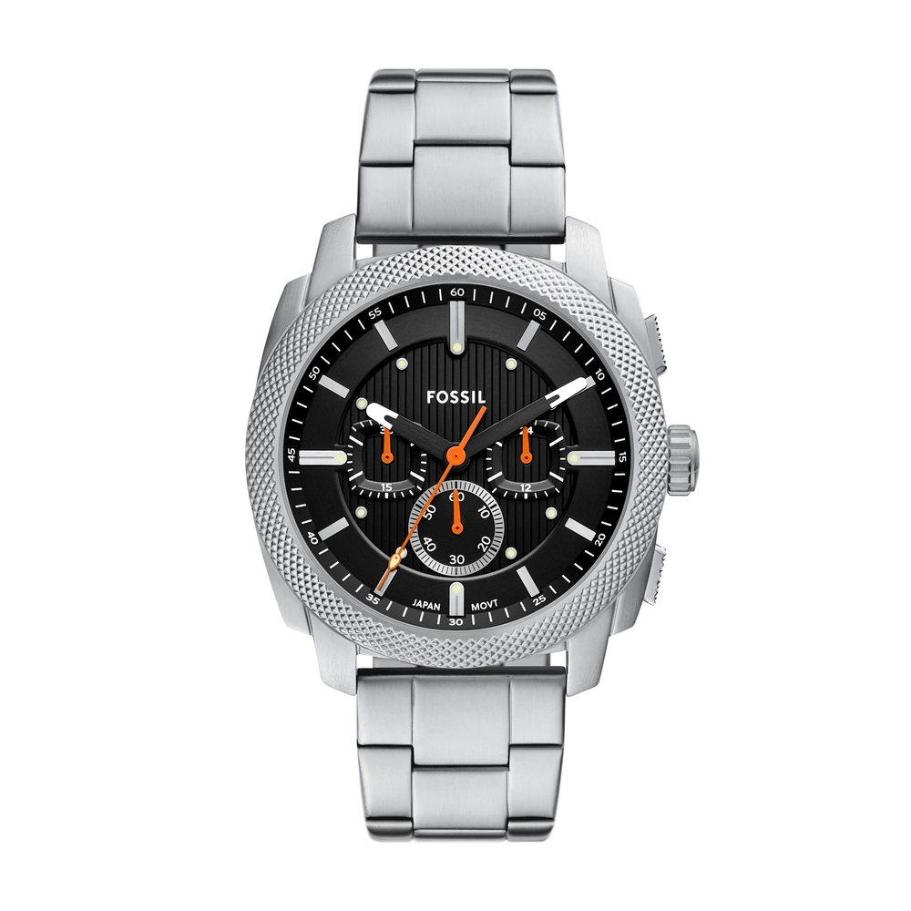 FOSSIL DF WATCHES - FS6095 - MEN - SILVER - 44MM - QuartzSILVER