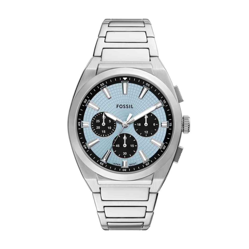 FOSSIL DF WATCHES - FS6105 - MEN - SILVER - 44MM - QuartzSILVER