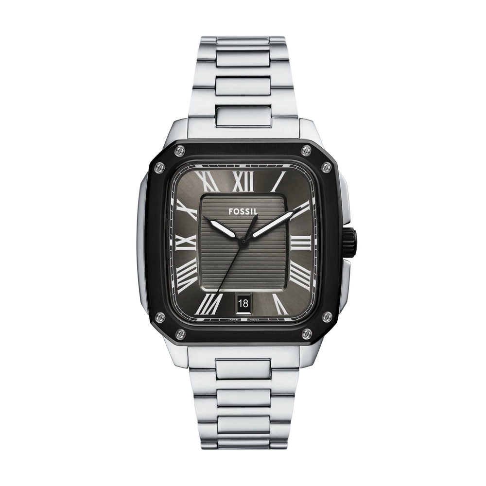 FOSSIL DF WATCHES - FS6122 - MEN - 2-TONE - 42MM - QuartzSILVER