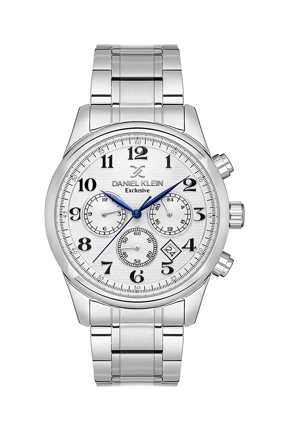 Daniel Klein - DK.1.13637-1 - Men's Watch – Silver Dial – 43mm – QuartzIPS