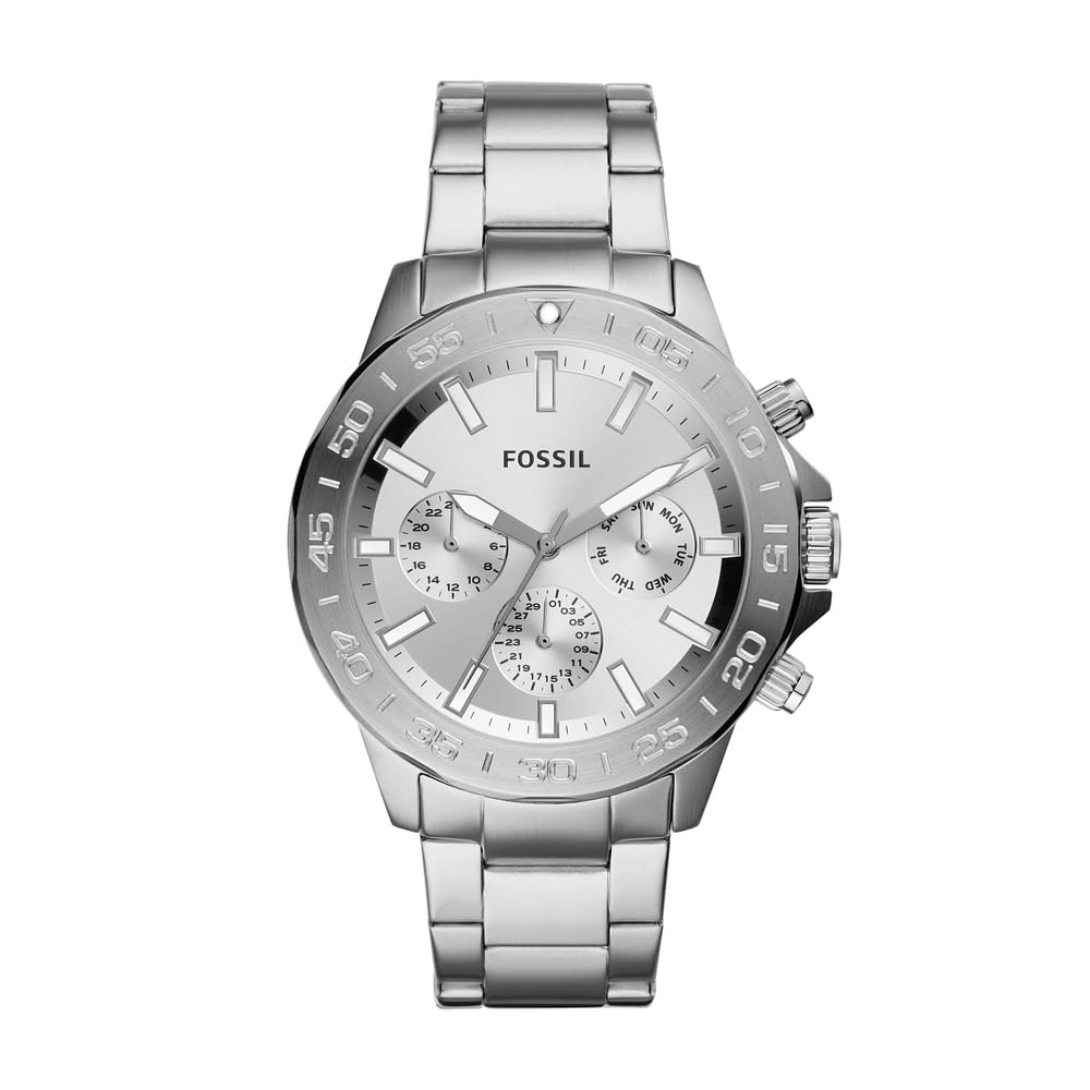 FOSSIL DF WATCHES - BQ2490 - MEN - SILVER - 45MM - Quartz	4SILVER