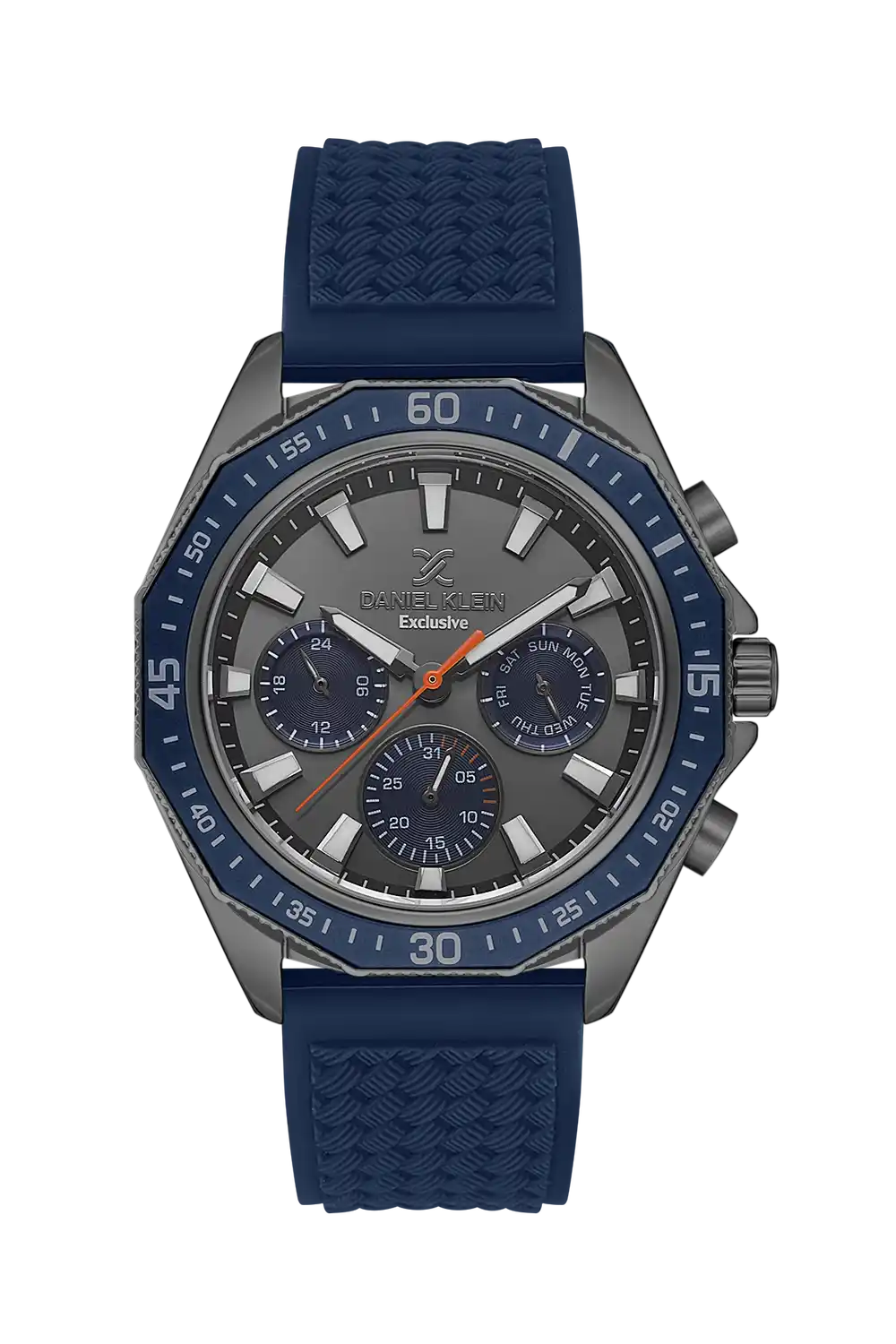 Daniel Klein - DK.1.13639-5 - Men's Watch – Gun Dial – 44mm – QuartzD.Blue