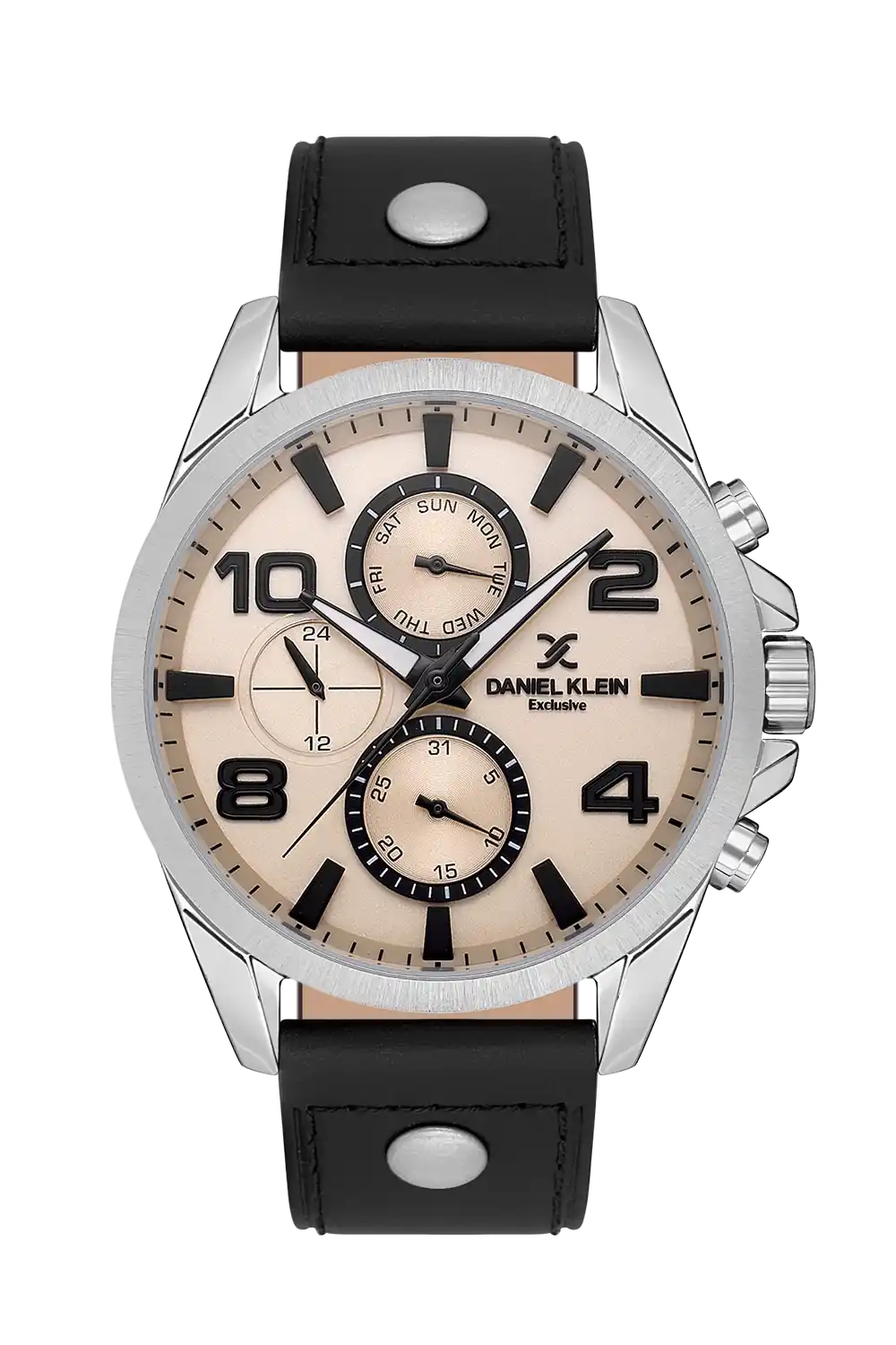 Daniel Klein - DK.1.13640-1 - Men's Watch – Beige Dial – 45mm – QuartzBrown