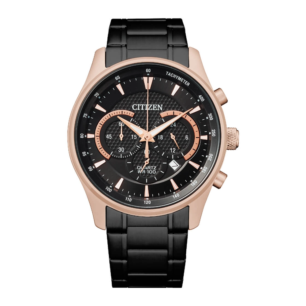 CITIZEN Watches - AN8196-55E - QuartzStainless Steel with Black Ion Plating Strap