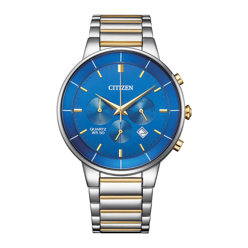 CITIZEN Watches - AN8224-51L - QuartzStainless Steel with Two-Tone Gold Plating Strap