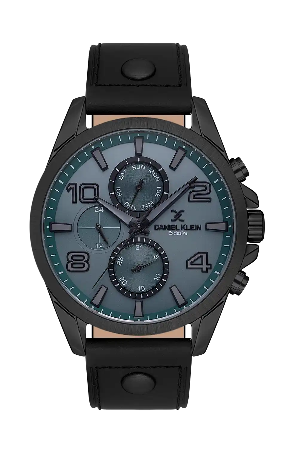 Daniel Klein - DK.1.13640-3 - Men's Watch – Green Dial – 45mm – QuartzBlack