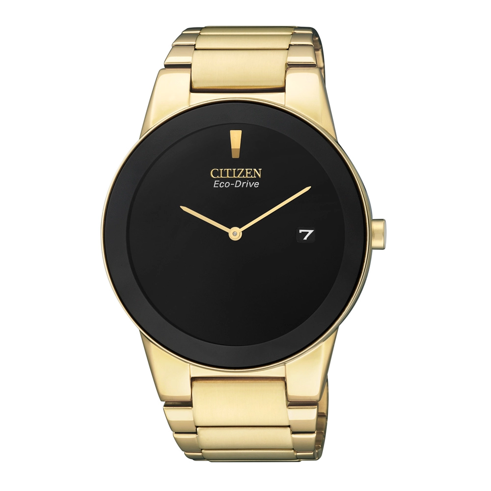 CITIZEN Watches - AU1062-56E - Eco-Drive Light PoweredStainless Steel Strap with Gold Plating