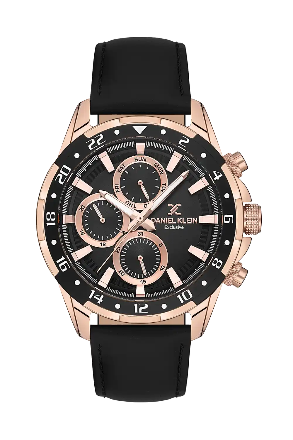 Daniel Klein - DK.1.13641-2 - Men's Watch – Black Dial – 45mm – QuartzBlack